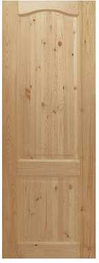 Дверное полотно глухое арочное хвоя сорт АВ 2000*600 мм 0705001  *