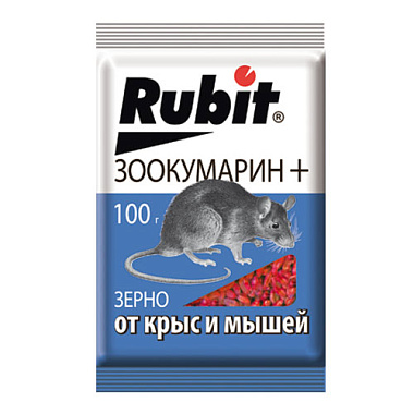 Рубит Зоокумарин + зерно от грызунов 100 г 24982