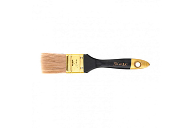 Кисть плоская MTX Профи натуральная щетина деревянная ручка 1,5" 83151
