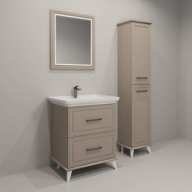 Пенал-шкаф Eva Gold Michael 40 № 2 универсальный мокка мусс