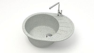 Мойка Aquadream каменная светло-серый матовая 10/Q10