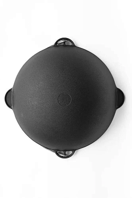 Казан татарский Гардарика чугунный походный крышка-садж 12 л 1612-5