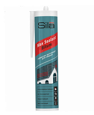 Герметик Sila Pro Max Sealant битумный для крыши 280 мл