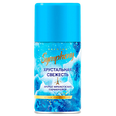 Баллон сменный Symphony Хрустальная свежесть для автоматических освежителей 250 см3