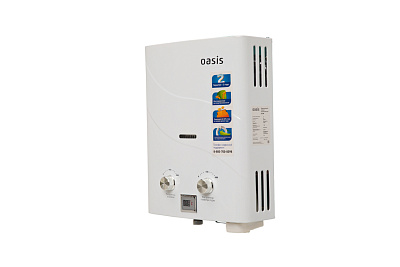 Водонагреватель Oasis B-12W газовый бездымоходный**