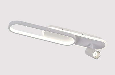 Люстра Schaffner Trattato 2781-1 WH LED 62W+3W 60*10.5*13 см*