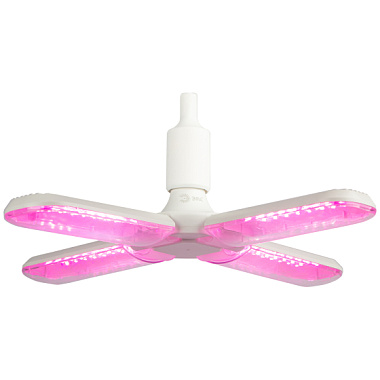 Фитолампа Эра FITO-36W-RB-E27-FOLD для растений светодиод 4-х лепест красно-синего спектра Б0053289