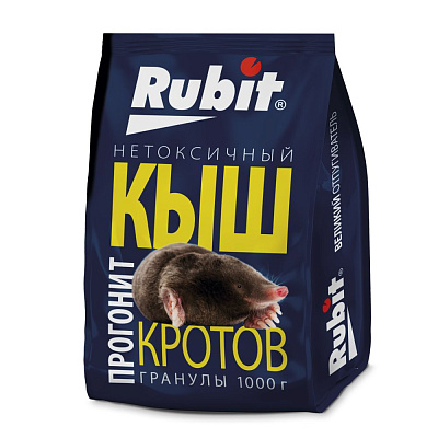 Средство от кротов Рубит Кыш репеллент гранулы 1 кг