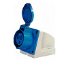 Розетка TDM 123 стационарная 2P+PE 32A 220 В IP44 SQ0602-0004