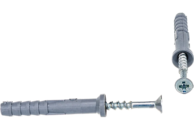 Дюбель-гвоздь Tech-Krep потайная манжета полипропилен 6*40 ведро 150 шт 101466