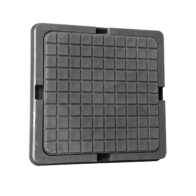 Люк ЛКПП малый квадратный серый