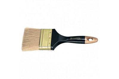 Кисть плоская MTX Профи натуральная щетина деревянная ручка 1" 83150