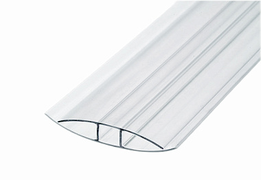 Профиль поликарбонатный Royalplast Hp соединительный Прозрачный 6 м*4 мм