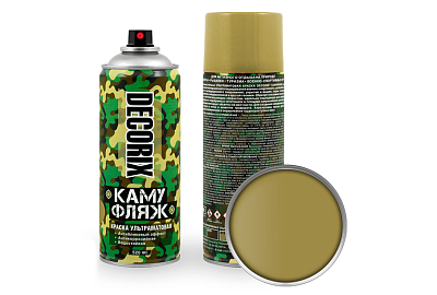 Аэрозоль Decorix Камуфляж краска хаки камуфляж матовый 520 мл 0144-93 DX
