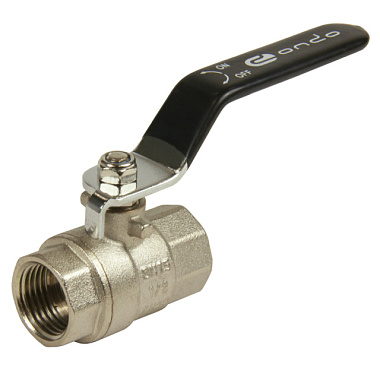 Кран шаровой Ondo для воды рычаг никель 1/2" г/г ONFFH012