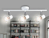 Спот настенно-потолочный Ambrella TR8631/3 WH/CH белый/хром E27*3 max 40W 460*91*175