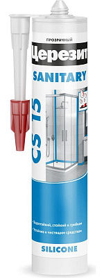 Герметик Церезит CS 15 Санитарный прозрачный 1997479