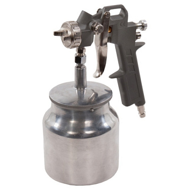 Краскопульт Quattro Elementi пневматический с нижним бачком 750 мл сопло 1,5 мм разъем Euro 770-827