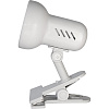 Светильник настольный прищепка Camelion H-035 C01 металл/пластик белый 60W E27