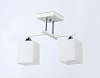 Люстра Ambrella TR303111/2 WH/CH/FR белый/хром/белый матовый E27/2 max 40W 360*190*290