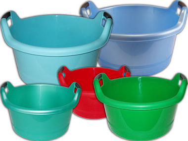 Таз Полимербыт Люкс круглый с ручками 12 л С40700