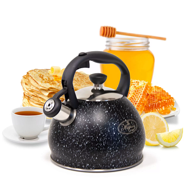 Чайник Мерали со свистком нержавеющий 2 л ЧН-20-04 250932