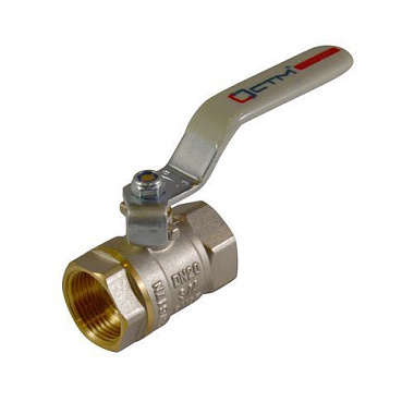Кран шаровой СТМ Стандарт для воды рычаг 1/2" г/г CWFFH012***