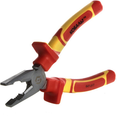 Пассатижи Кобальт диэлектрические CR-V 180 мм 647-017