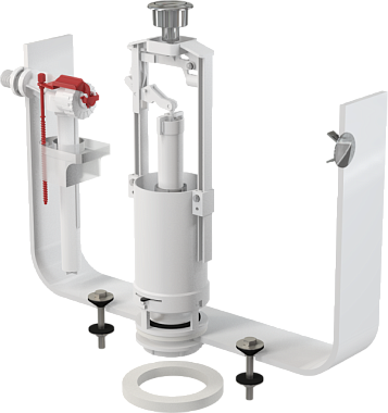 Впускной механизм AlcaPlast CHROM со стоп кнопкой SA2000 1/2"