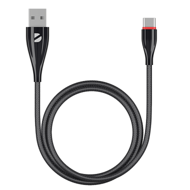 Кабель Deppa Ceramic USB-Type-C черный 1 м 72288