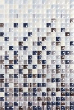 Плитка настенная Керамин Гламур 4С 27,5*40 см ежевика переход*