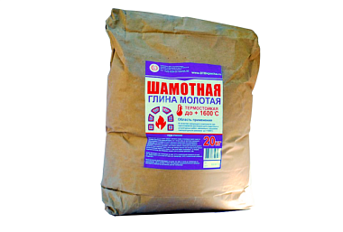 Глина шамотная ВТВ 20 кг***