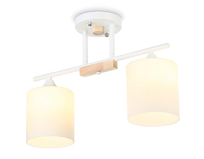Люстра Ambrella TR9541/2 WH/FR белый/белый матовый E27/2 max 40W 435*120*280