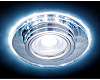 Светильник точечный Ambrella S211 CL/WH хром/прозрачный MR16+3W LED WHITE 4200K
