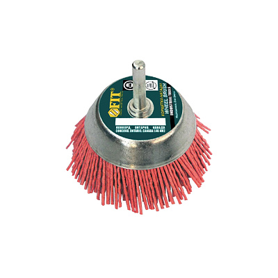 Корщетка-чашка Fit нейлоновая со штифтом 50 мм 38625