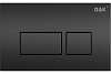 Клавиша смыва D&K Berlin универсальная черный DB1439025
