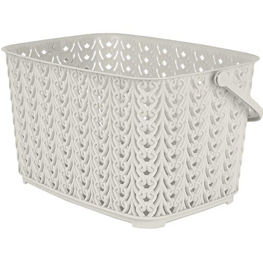 Корзина Plast Team Melange с ручкой молочный туман 3 л PT408610048