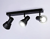 Светильник накладной Ambrella TA13122/3 BK/WH черный/белый GU10/3 max 12W 470*85*150