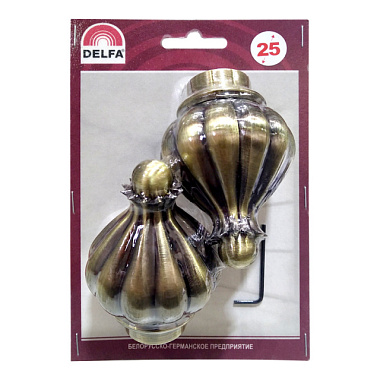 Комплект наконечников Дельфа-Буг Тай зол. антик 2 шт СН-25-048-24