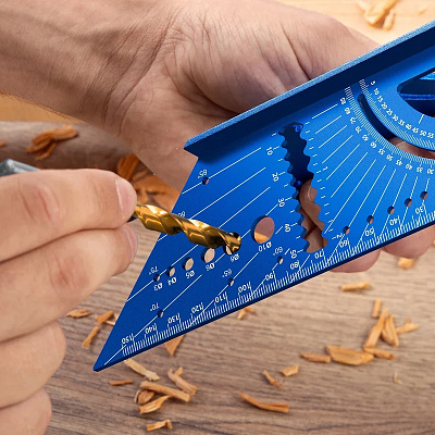 Угольник Зубр Профессионал многофункциональный 7-в-1 34399