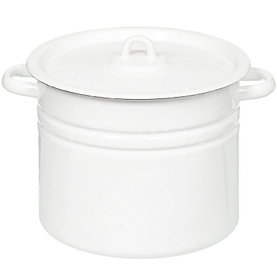 Кастрюля эмалированная цил без рисунка 9 л С41622/С41622.3/С41622.П