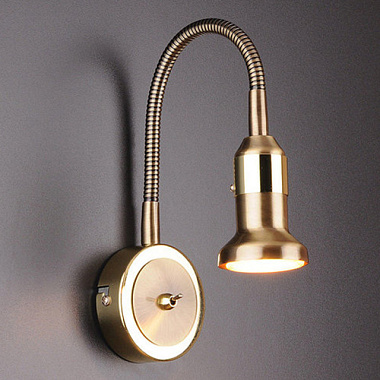 Подсветка Elektrostandard ML-Plica MR16 бронза/золото 1215***