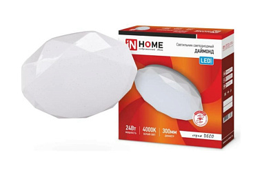 Светильник светодиодный ASD In Home Deco Даймонд 3679 24W 1560lm 4000K 4K 300*55 IP40 759163