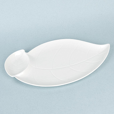 Блюдо сервировочное Nouvelle Home Маршмеллоу фарфор 40*23*2 см min5 0530104