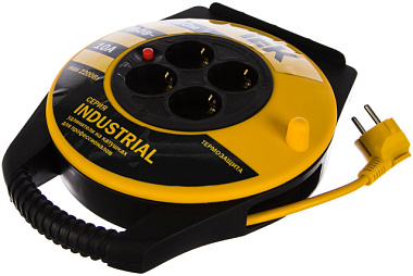 Удлинитель IEK Industrial на катушке с заземл. термозащита 3*110А IP20 УК10 4*10м WKP14-10-04-10