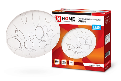 Светильник светодиодный In home Deco Орион 4000К 230В 24Вт 1560лм 300*55мм