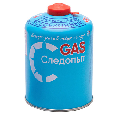 Газ Следопыт для портативных плит всесезонный 450 г PF-FG-450R