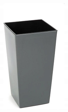 Кашпо Lamela Finezja антрацит 31*31*60 см 547-82