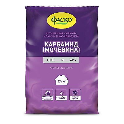 Удобрение Фаско Карбамид минеральное сухое 2,5 кг 00000000335