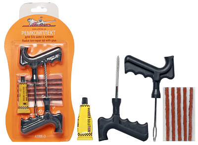 Ремкомплект Airline для бескамерных шин ATRK-3